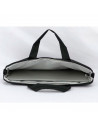 Tradineur - Bolsa para portátil de 11-12 pulgadas, bolso, bandolera, maletín, funda de tela impermeable con asas y correa de hom