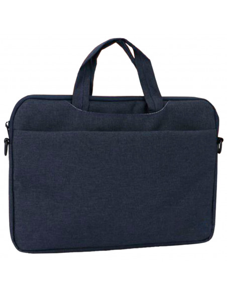 Tradineur - Bolsa para portátil de 11-12 pulgadas, bolso, funda, bandolera, maletín de tela impermeable con asas y correa de hom