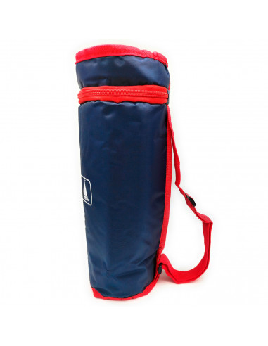 Tradineur - Bolsa térmica porta botellas, bolsa aislante portátil con correa de hombro ajustable, plegable, funda para bebidas,