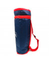 Tradineur - Bolsa térmica porta botellas, bolsa aislante portátil con correa de hombro ajustable, plegable, funda para bebidas,