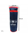 Tradineur - Bolsa térmica porta botellas, bolsa aislante portátil con correa de hombro ajustable, plegable, funda para bebidas,