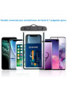 Tradineur - Bolsa estanca móvil universal, funda impermeable con correa para smartphone de hasta 6,7 pulgadas, guardar dinero, t