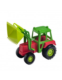Tractor de juguete para niños/as, con pala movible, de 15 x 29 x 12 cm. Vehículo de agricultura de juguete para pequeños/as de v