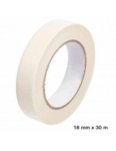 Tradineur - Cinta de pintor, cinta de carrocero para pintar y enmascarar, adhesiva, removible, no deja residuos, protector de mu