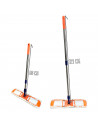 Tradineur - Mopa pequeña con mango extensible - Fabricado en algodón - limpieza de suelos, baldosas, baño, hogar - 86-121 x 58 x
