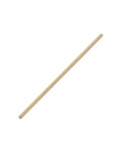 Acan - Mango de madera natural para rastrillo 120 cm, mango, palo de repuesto, madera sin tratar, resistente y duradero, herrami