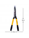 Tradineur - Tijera para podar con mangos extensibles - Diseño ergonómico - Herramienta manual para jardín - 58 x 19,5 x 3 cm
