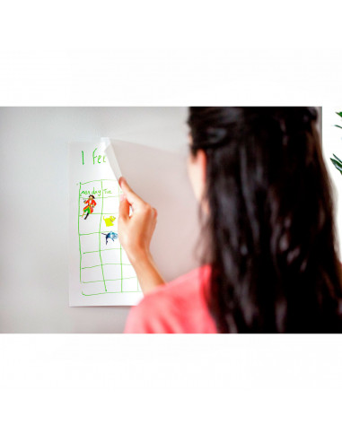 Tradineur - Cinta adhesiva de doble cara, pegar posters, mapas, pequeños objetos, cinta multiusos de gran fuerza de agarre, fija