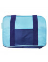Tradineur - Bolsa porta alimentos térmica, forro de aluminio, nevera de poliéster, asas y correa ajustable, cremallera y aislant