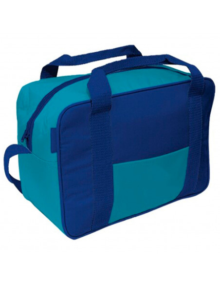 Tradineur - Bolsa porta alimentos térmica, forro de aluminio, nevera poliéster, asas y correa ajustable, cremallera y aislante i