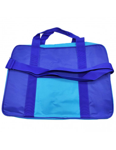 Tradineur - Bolsa porta alimentos térmica, forro de aluminio, nevera poliéster, asas y correa ajustable, cremallera y aislante i