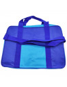Tradineur - Bolsa porta alimentos térmica, forro de aluminio, nevera poliéster, asas y correa ajustable, cremallera y aislante i