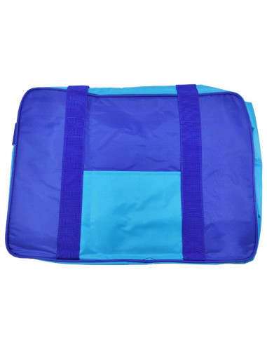 Tradineur - Bolsa porta alimentos térmica, forro de aluminio, nevera poliéster, asas y correa ajustable, cremallera y aislante i