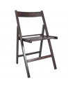 Tradineur - Silla plegable de madera con reposapiés para exterior, asiento de 33 x 30 cm, máx. 95 kg,  jardín, terraza, balcón,