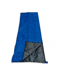 Saco de dormir, fabricación textil sintético, cómodo, para camping, Color surtido. 190 x 75 cm.