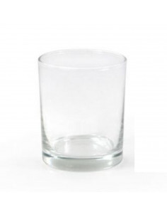 Caja de 6 vasos tipo "whisky" de 280 ml para servir distintas bebidas, de 7,5 x 8,7 cm. Set de 6 recipientes especial para agua
