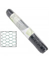 Tradineur - Rollo de malla metálica galvanizado, hexagonal, valla, cierre de alambre, cercar jardín, gallinero, finca, alta resi