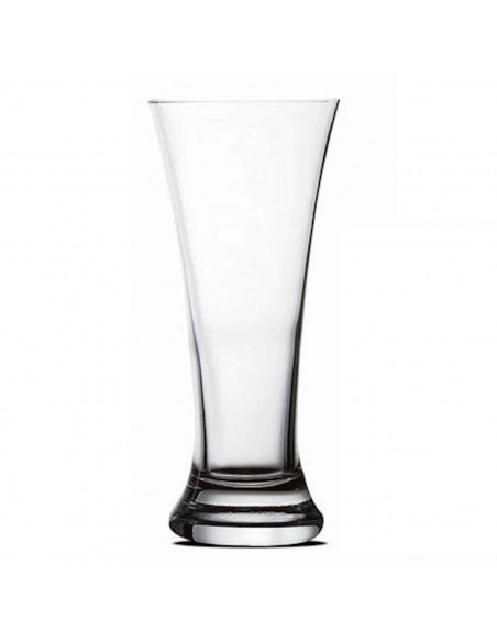 Tradineur - Pack de 3 vasos de cerveza de 32 cl de 18 x 8 cm. Set de 3 vasos especial para tirar caña de cerveza de diseño moder