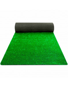 Tradineur - Césped sintético para moquetar - Fabricado en polietileno - Ligero y facil de colocar - 1 x 3 M, 7 mm.