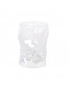 Tradineur - Juego de 3 vasos de agua sorgente, 30 cl, Set de 3 vasos con diseño hergonómico, 10 x 7 cm