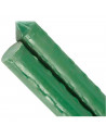 Tradineur - Pack de 12 tutores de acero plastificado para plantas de 1,1 x 120 cm, ideal para el cuidado del jardín. Varillas pa