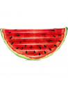 Tradineur - Colchoneta hinchable Diseño sandia - Fabricado en Vinillo resistente - Incluye parche de reparación - Ideal para dis