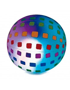 Tradineur - Balón hinchable estilo Led multicolor - Fabricado en Vinilo - Ideal para disfrutar este verano - Ø 36 cm 