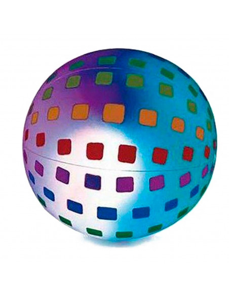 Tradineur - Balón hinchable estilo Led multicolor - Fabricado en Vinilo - Ideal para disfrutar este verano - Ø 36 cm 