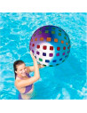 Tradineur - Balón hinchable estilo Led multicolor - Fabricado en Vinilo - Ideal para disfrutar este verano - Ø 36 cm 