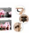 Tradineur - Tapa decorada de madera para contador, cubre cuadros de luz con cierre metálico, accesorio decorativo, original, res