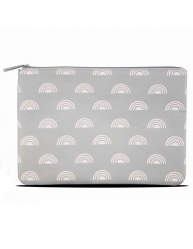 Tradineur - Neceser de viaje, 100% poliéster, cierre de cremallera, bolsa de aseo, guardar maquillaje, accesorios de baño, 32 x