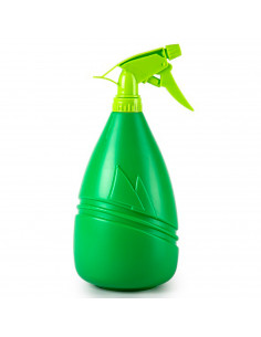 Tradineur - Botella pulverizadora manual de plástico, recipiente para sulfatar con boquilla ajustable, riego, plantas, flores, j