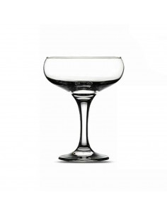 Tradineur - Set de 6 copas de champán Misket de 235 ml, 9,5 cm de diámetro x 13,5 cm de alto, copas de cava/champagne con elegan
