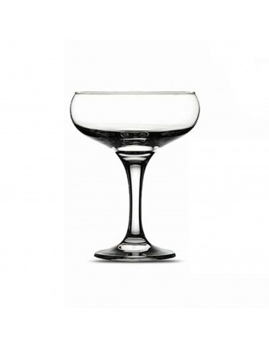 Tradineur - Set de 6 copas de champán Misket de 235 ml, 9,5 cm de diámetro x 13,5 cm de alto, copas de cava/champagne con elegan