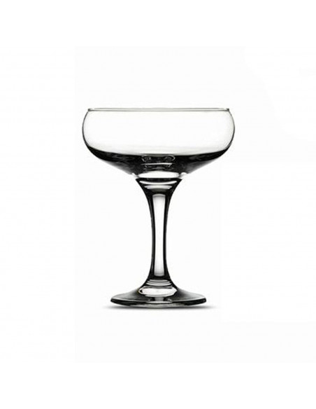 Tradineur - Set de 6 copas de champán Misket de 235 ml, 9,5 cm de diámetro x 13,5 cm de alto, copas de cava/champagne con elegan