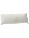 Tradineur - Almohada viscoelástica de Aloe Vera Antiácaros - Fabricada en Fibra hueca Poliéster - Forma rectangular - 75 cm