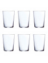 Luminarc - Pack 18 vasos de cristal: 6 x 53 cl, 6 x 36 cl y 6 x 23 cl, set gorbea de 18 vasos en diferentes tamaños