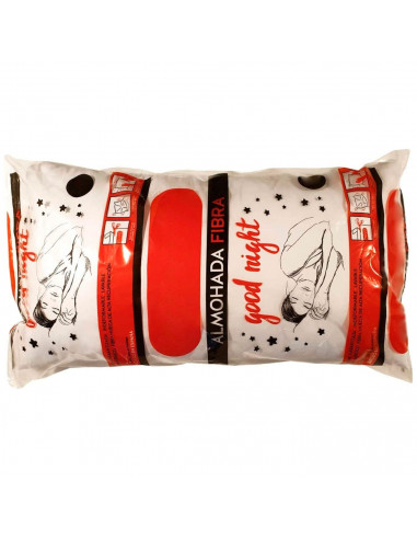 Tradineur - Almohada indeformable Antialérgica - Fabricada en Fibra hueca Poliéster - Forma rectangular - 70 cm
