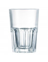 Tradineur - Set de 6 vasos "new america" con capacidad de 40 cl, de 8,5 cm de diámetro y 12 cm de alto. Pack de 6 vasos especial