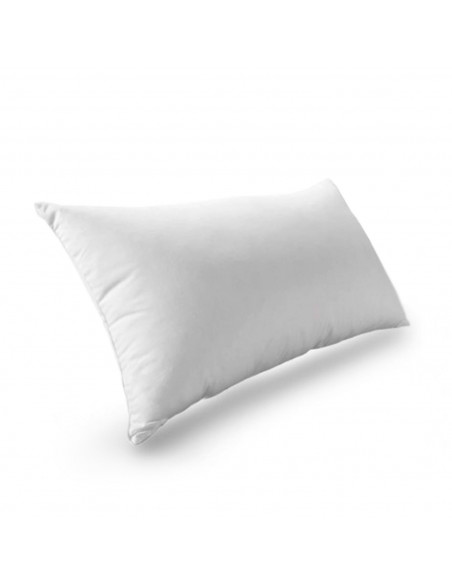 Tradineur - Almohada indeformable Antialérgica - Fabricada en Fibra hueca Poliéster - Forma rectangular - 80 cm