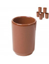 Tradineur - Set 6 vasos de barr, 10 cl, 8,5 x 6 cm, recipientes especiales para chupitos, estilo tradicional