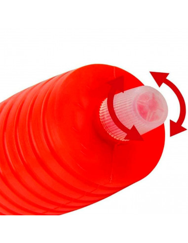 Tradineur - Bomba de sifón de trasvase de líquidos, bomba manual de plástico para transferencia de combustible, gasolina, diésel