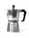Tradineur - Cafetera de aluminio de 9 tazas, junta de silicona, diseño clásico, preparar café, apta para todo tipo de cocinas, g