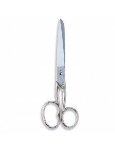 Tradineur - Tijeras de costura de acero inoxidable, corte de precisión, manualidades, multiusos, corta todo tipo de telas, 17,5