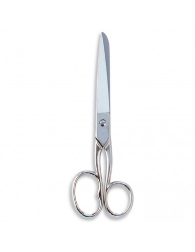 Tradineur - Tijeras de costura de acero inoxidable, corte de precisión, manualidades, multiusos, corta todo tipo de telas, 17,5