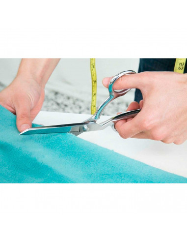 Tradineur - Tijeras de costura de acero inoxidable, corte de precisión, manualidades, multiusos, corta todo tipo de telas, 17,5