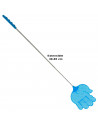 Tradineur - Matamoscas extensible con forma de mano, acero y plástico, resistente y duradero, control manual de plagas, insectos