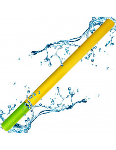 Tradineur - Pistola de agua foam de succión, juguete para niños, piscina, playa, juegos de verano, aire libre, 60 x 4 cm, color