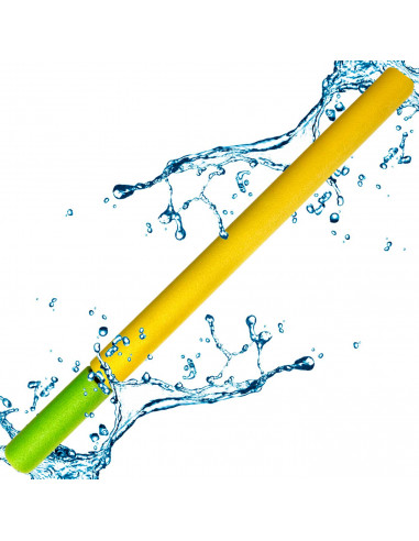 Tradineur - Pistola de agua foam de succión, juguete para niños, piscina, playa, juegos de verano, aire libre, 60 x 4 cm, color