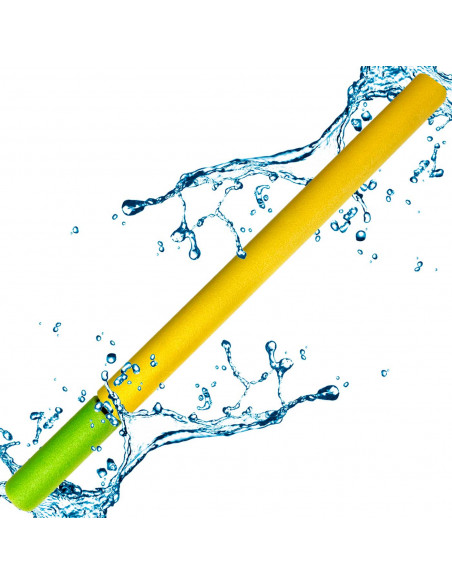 Tradineur - Pistola de agua foam de succión, juguete para niños, piscina, playa, juegos de verano, aire libre, 60 x 4 cm, color
